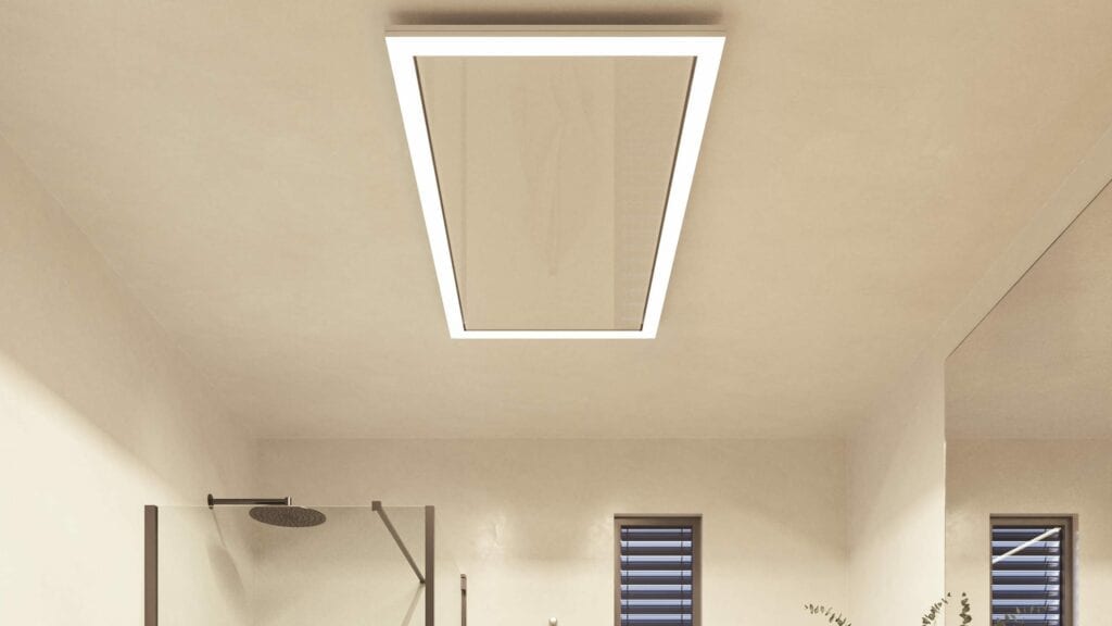 led verlichting badkamer plafond spiegelverwarming infrarood spiegel van Infrarood Paneel, elektrische kachel, infrarood kachel, paneelverwarming