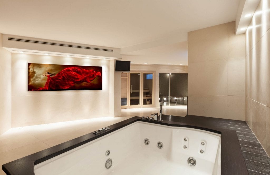Welltherm infrarood panelen badkamer