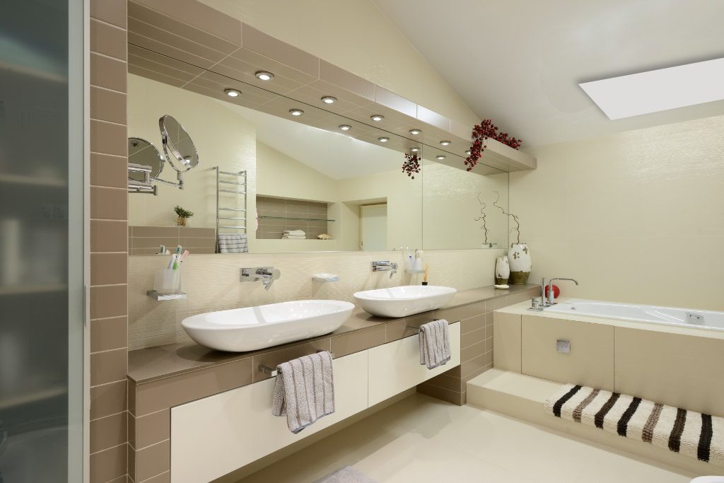 infrarood paneel plafond badkamer spiegel verwarming ir paneel badkamer